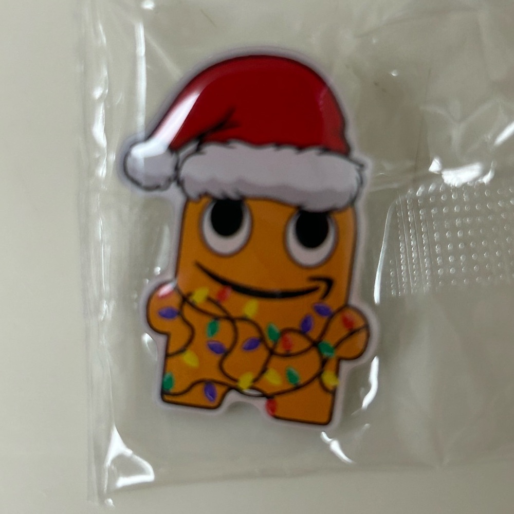 Amazon’s Mascot PECCY (3) Festive Christmas 🎅🏼 2025 Pins - Brand New - Size: 1”